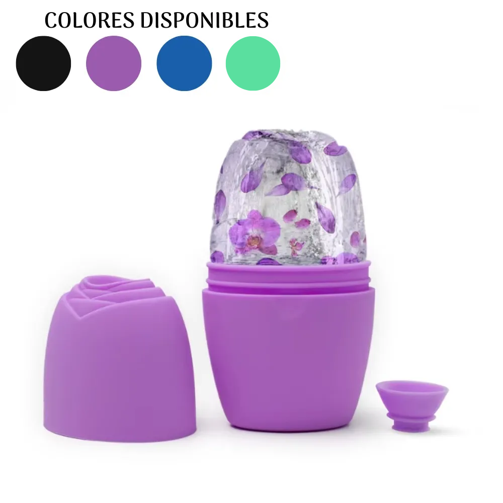 Molde Hielo Masajeador Exfoliante Facial